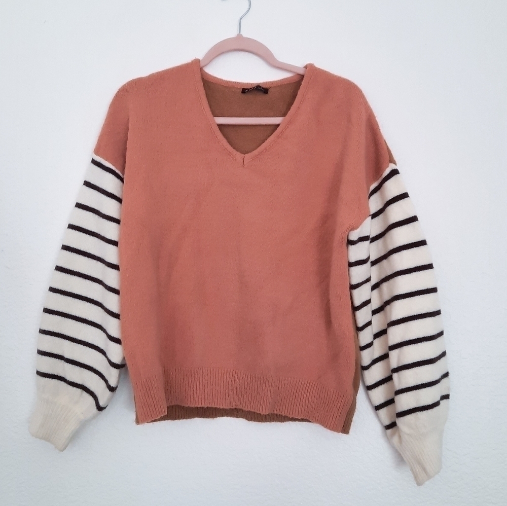 Very J Balloon Sleeve Sweater S